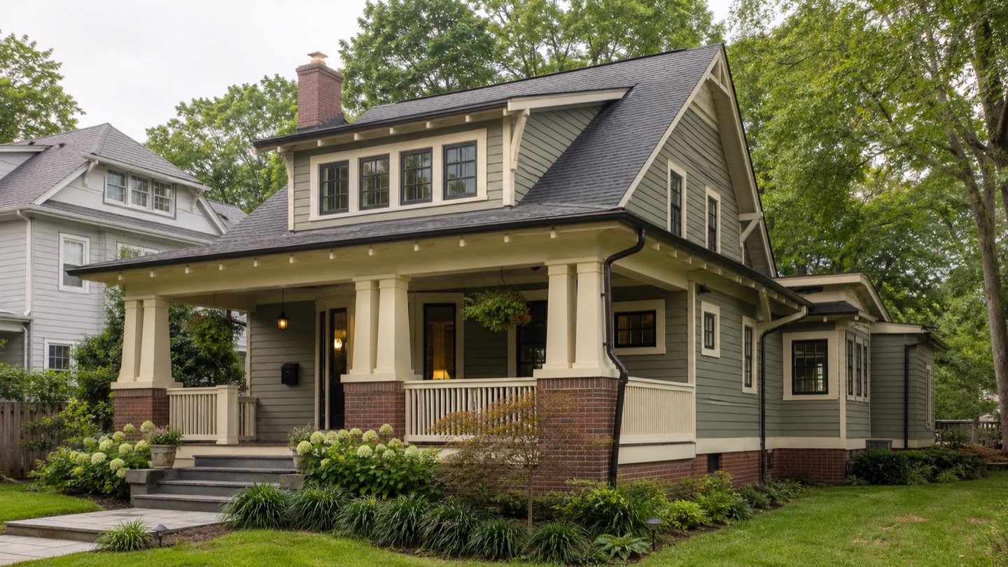 Craftsman roof and eave work